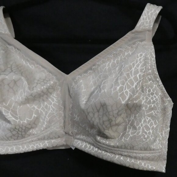Unbranded | 42 DD | Elegant Textured Beige Bra | *Padding Not Included - Picture 5 of 12